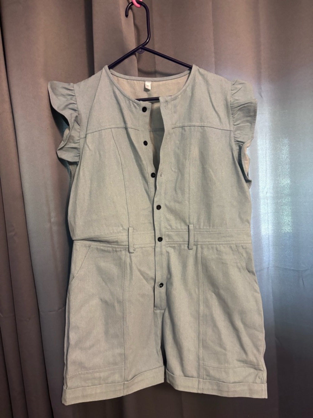 Denim Romper